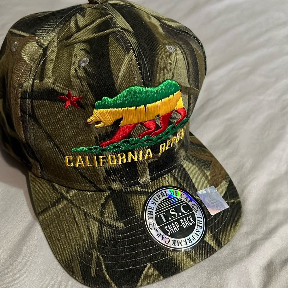 Cali Republic Camo Hat, Adjustable, Brand New